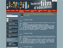 Tablet Screenshot of festivalfilmeduc.net